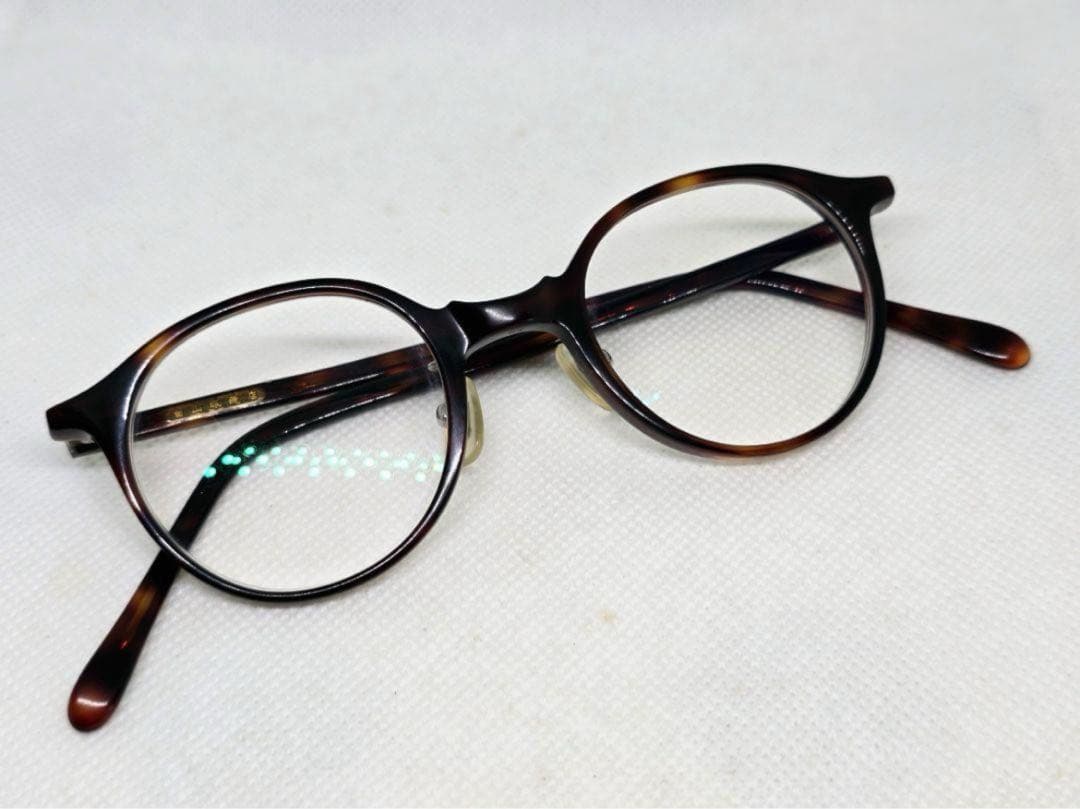 白山眼鏡店 BOSTON-N 茶色 ボストン メガネ 白山眼鏡 (Lindy)