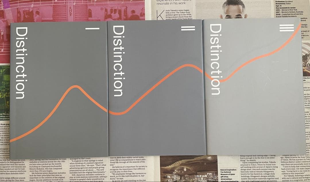 Distinction Ⅰ,Ⅱ,Ⅲ 3冊セット/ATSU（初版あり）