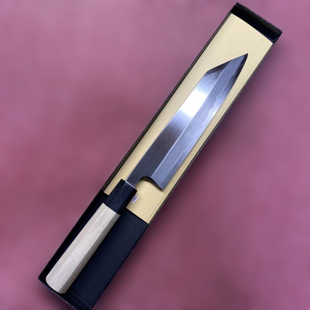 青二鋼　切付型特製万能和包丁　195㎜ 6.5寸