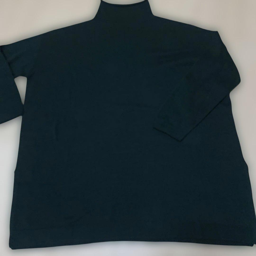 新品未使用　４５R 新作　ハイネック　チュニック　ニット