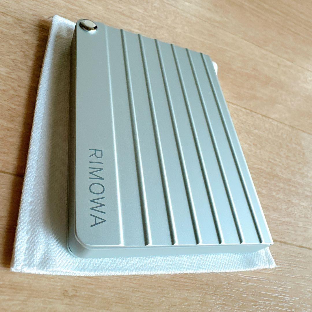 RIMOWA アルミニウム 名刺入れ シルバー リモワ カードケース