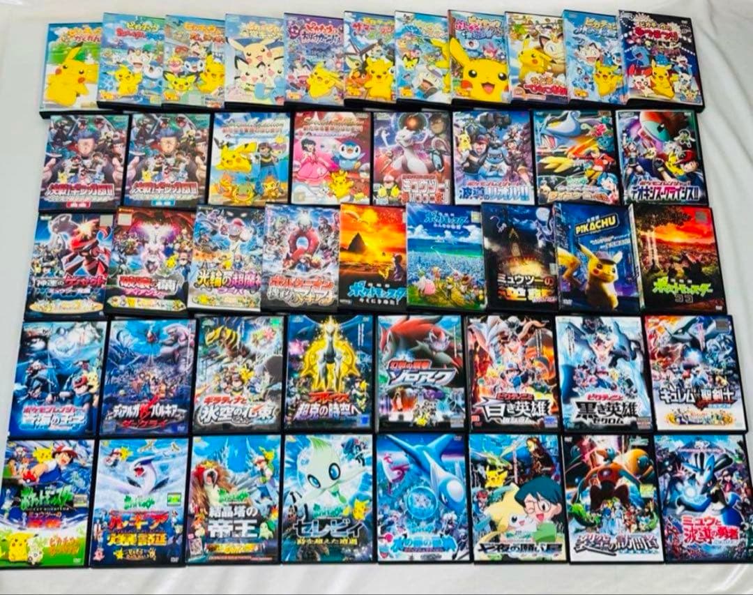 ポケモン　DVD 44本セット　ピカチュウ 劇場版　スペシャルアニメ