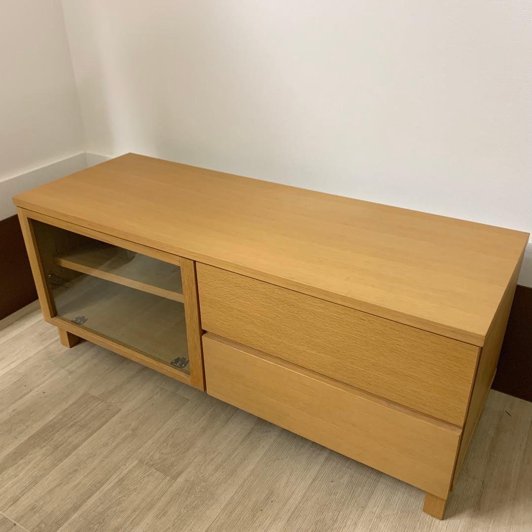 【美品】MUJI 無印良品 オーク材 TVボード ローボード テレビ台