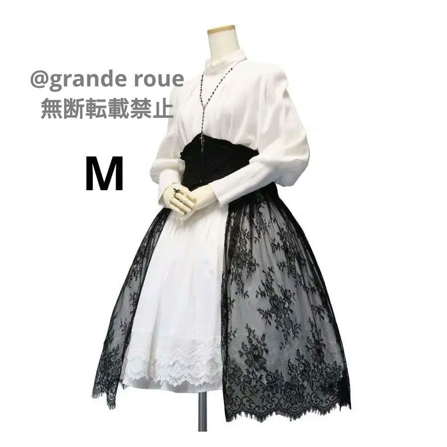 Sheglit●睡蓮のフレアブラウス ホワイト●シェグリット