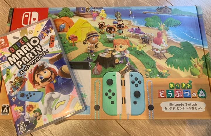 任天堂switch あつまれどうぶつの森　スイッチ　マリオパーティー