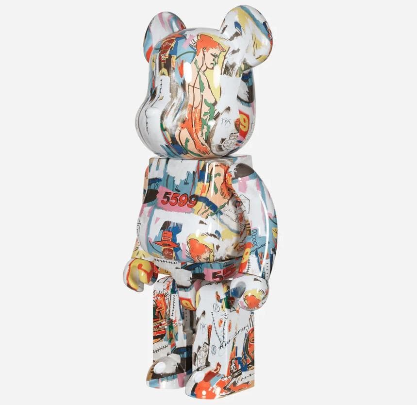 新品 BE@RBRICK 1000% ウォーホル x バスキア＃4