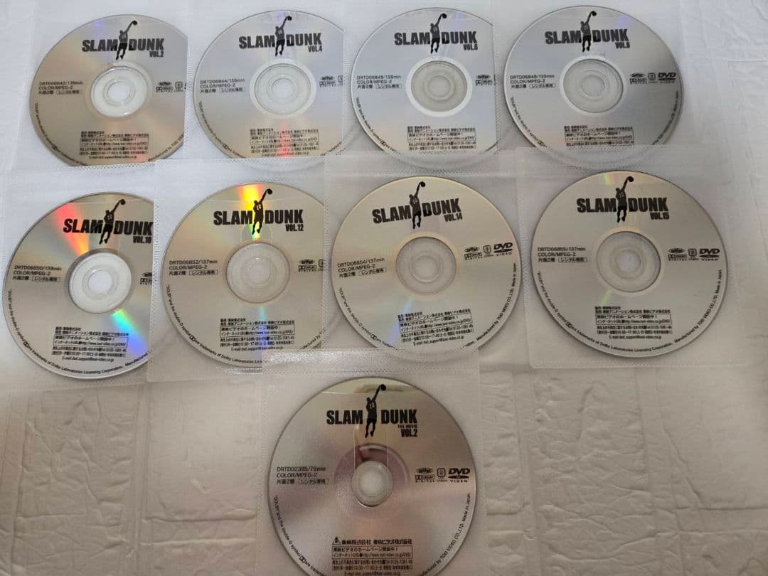 スラムダンク 全巻 + THE MOVIE 2巻 DVD 全19巻セット