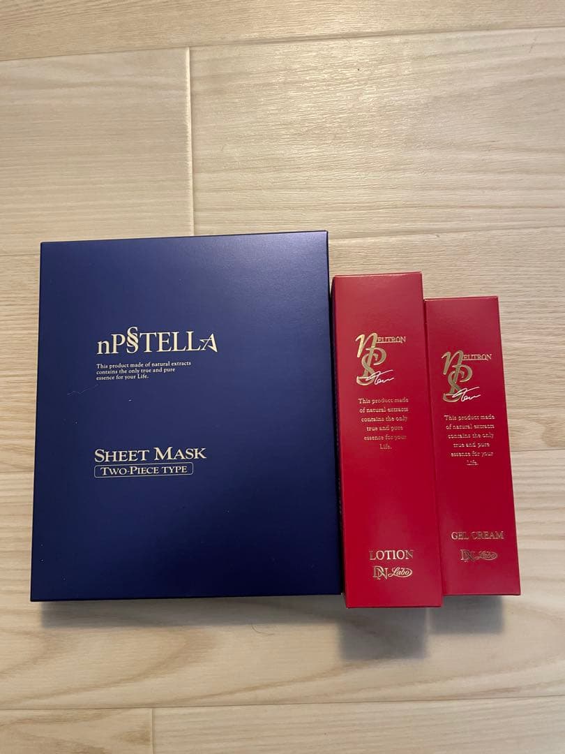 ⚪︎nPSステラシート マスク&ニュートロン　洗顔料&クリーム　スキンケアセット