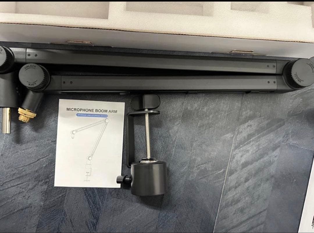 audio-technica AT2040USB ポップガードマイクアーム付き