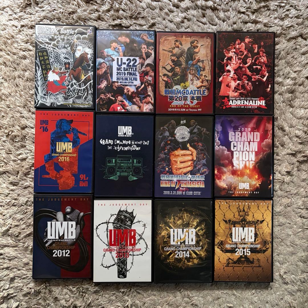 MCBATTLE DVD 12枚セット UMB 戦極 ADRENALINE