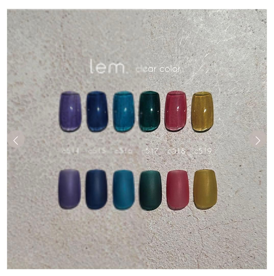 lem. カラージェル 30色セット 2023BW レム　ジェルネイル