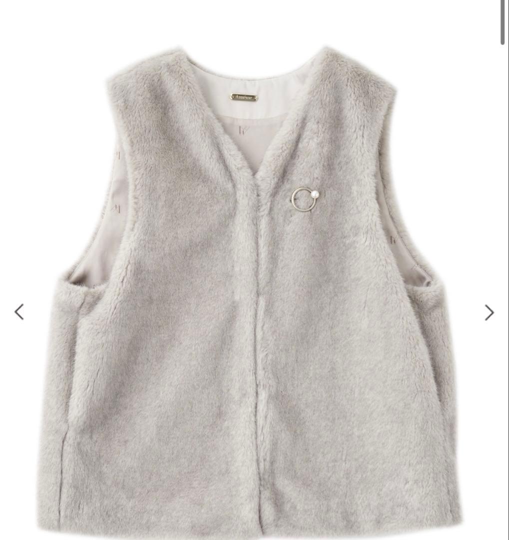 エメイン　コンパクトファーベスト