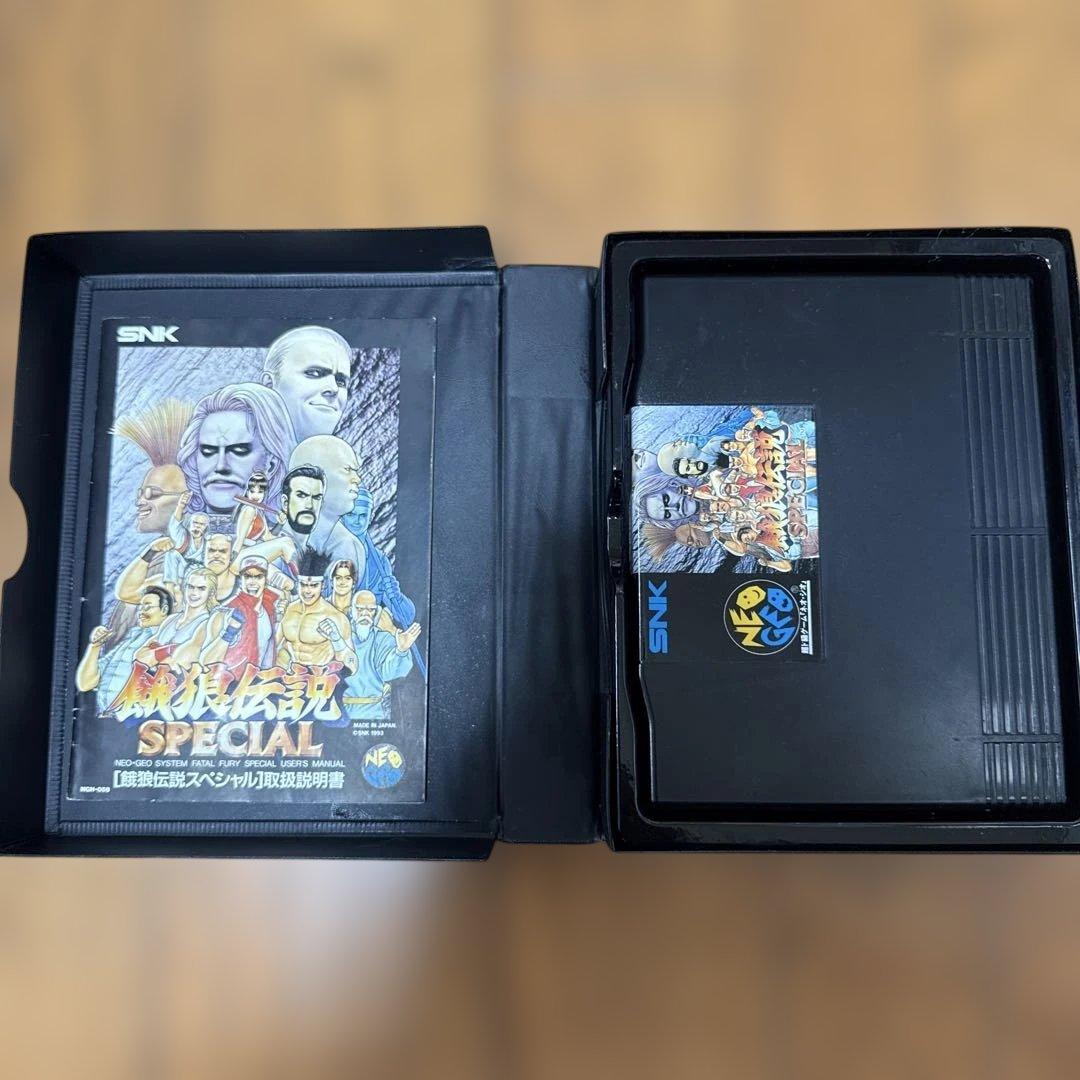 SNK NEOGEO 本体＋ソフト3本セット 起動確認済み ジャンク品