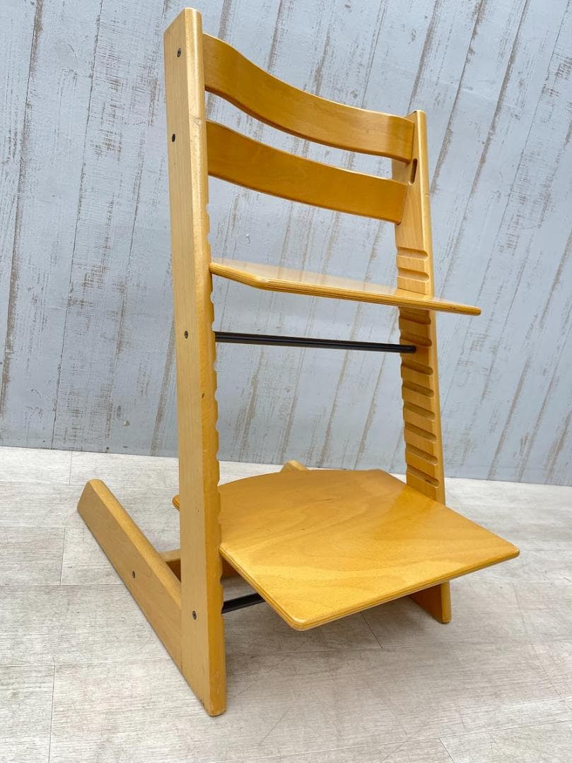 STOKKE TRIPP TRAPP ナチュラル ハイチェア ベビーチェア　2
