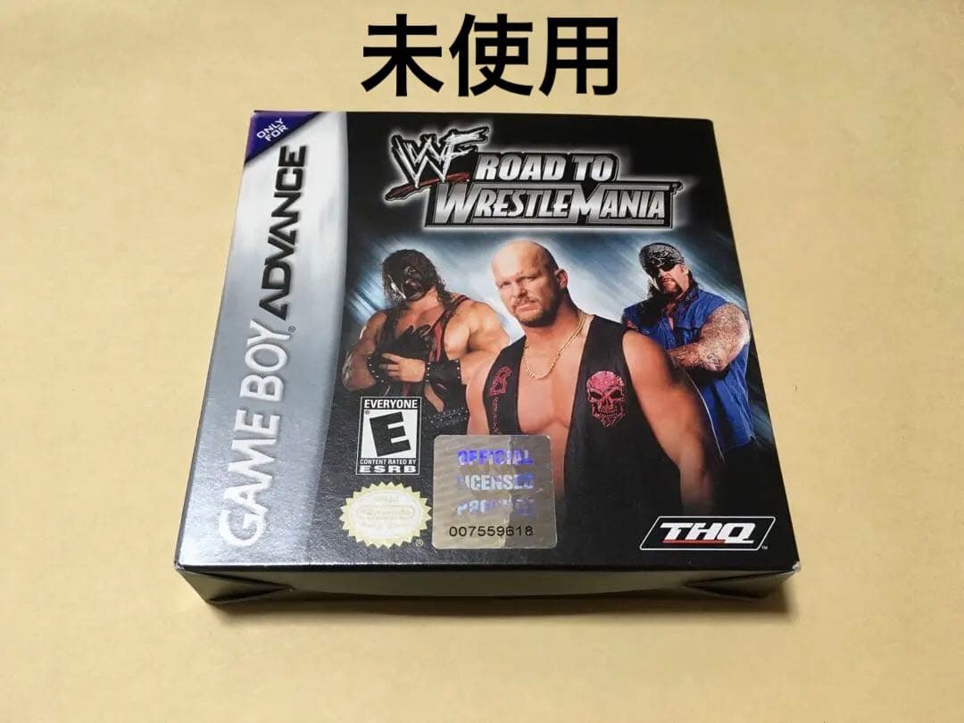 新品未使用　海外版　アドバンス　ROAD TO WRESTLEMANIA