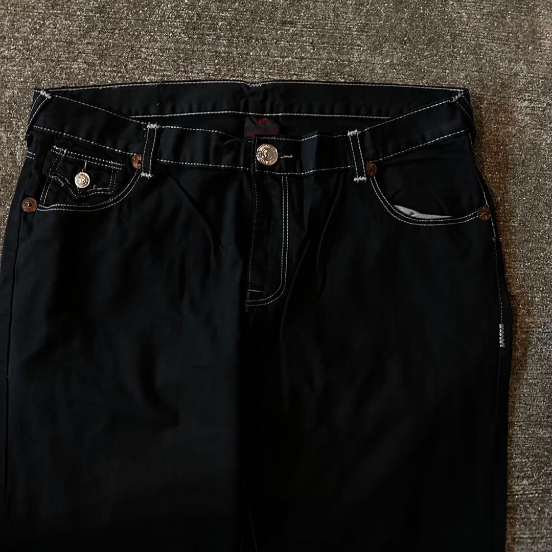 TRUE RELIGION BILLY デニムパンツ ブラックW34 ストレート