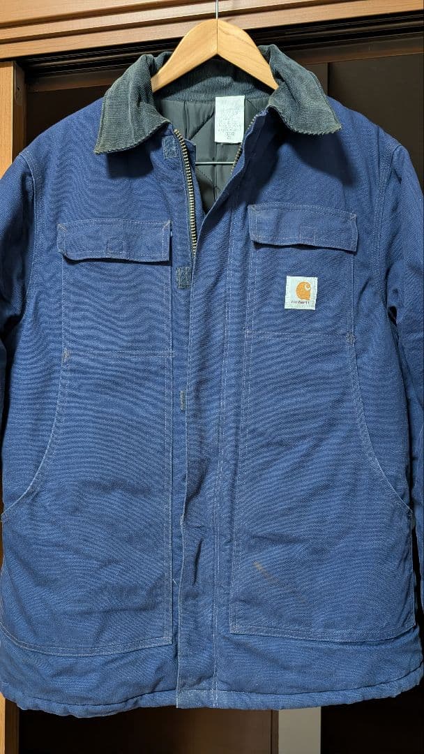 00' Carhartt ネイビー カバーオール ダック地 ジャケット