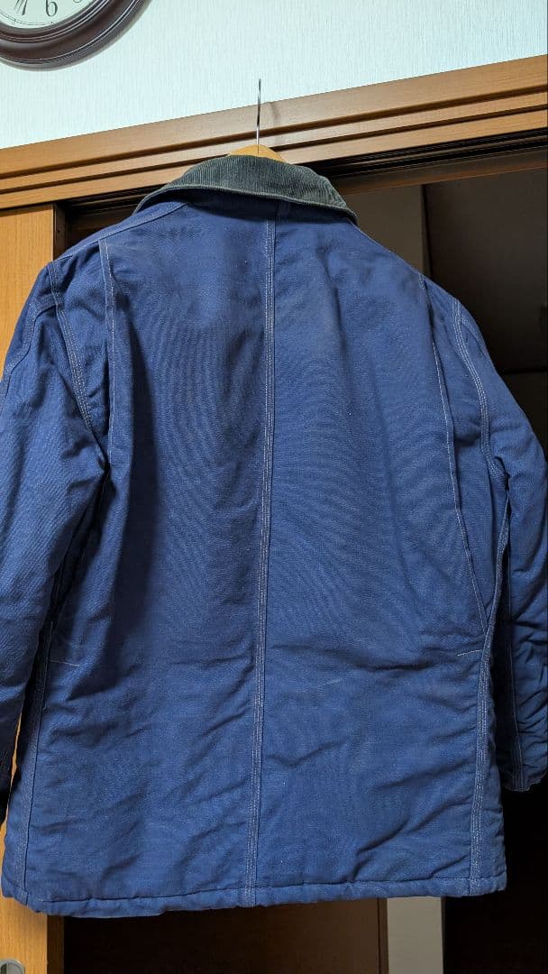 00' Carhartt ネイビー カバーオール ダック地 ジャケット