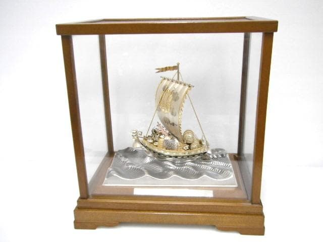 TAKEHIKO 武比古作 シルバー985 純銀 置物 宝船