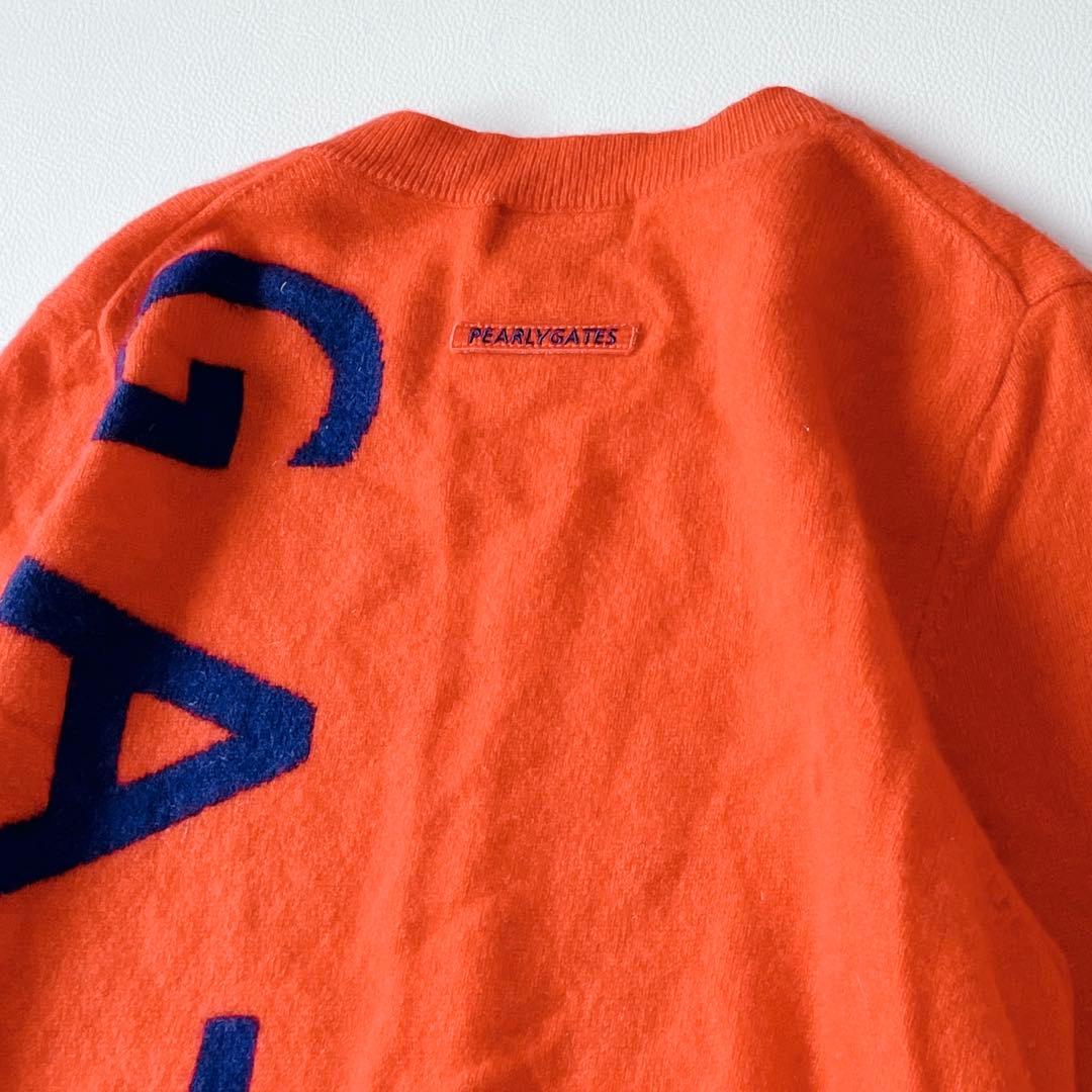 PEARLY GATESパーリーゲイツ カシミヤニットセーター レッド　1