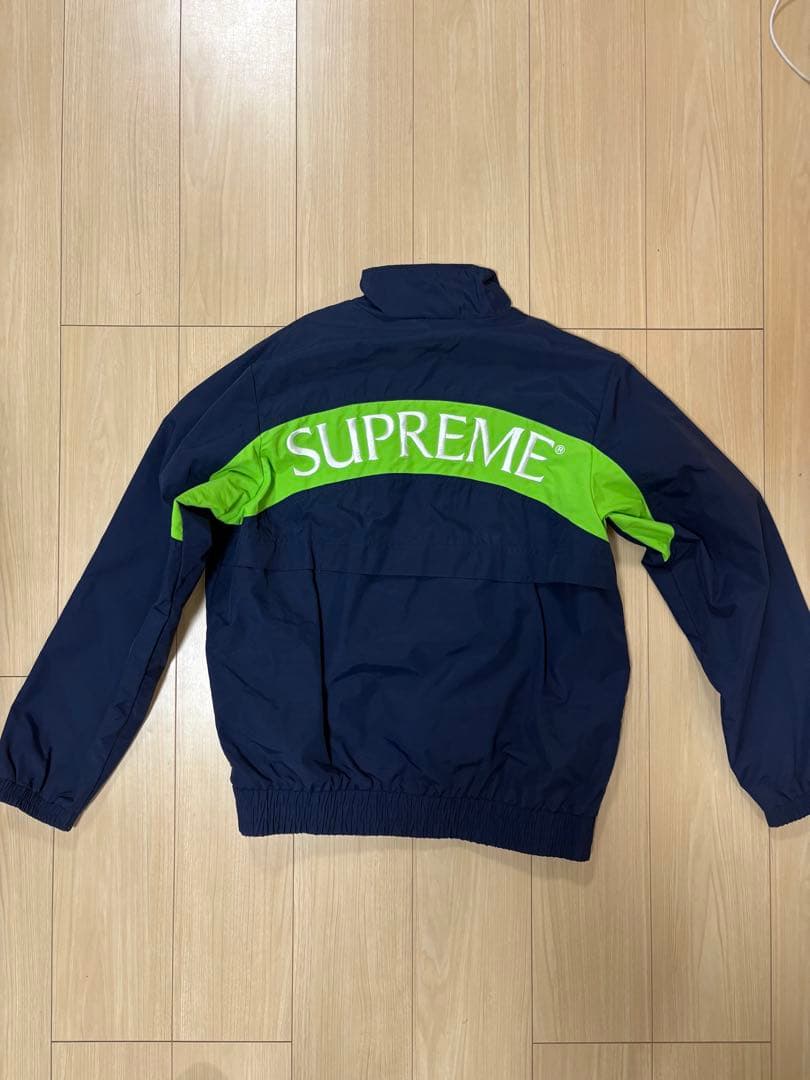 Supreme ナイロンジャケット M ネイビー/グリーン