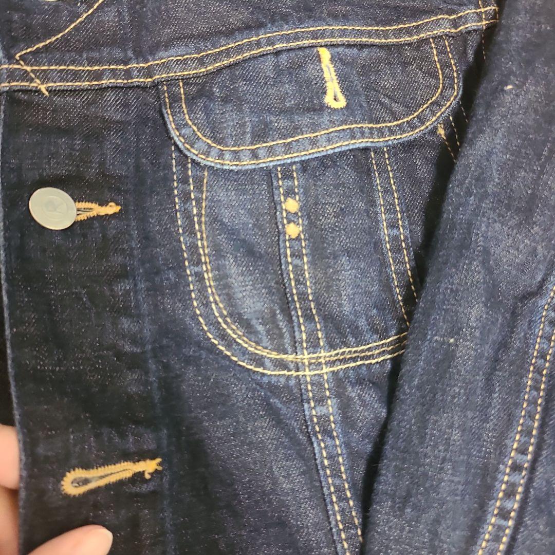 45R ライ麦デニム 908山比古比女ジャケット インディゴ濃　サイズ４