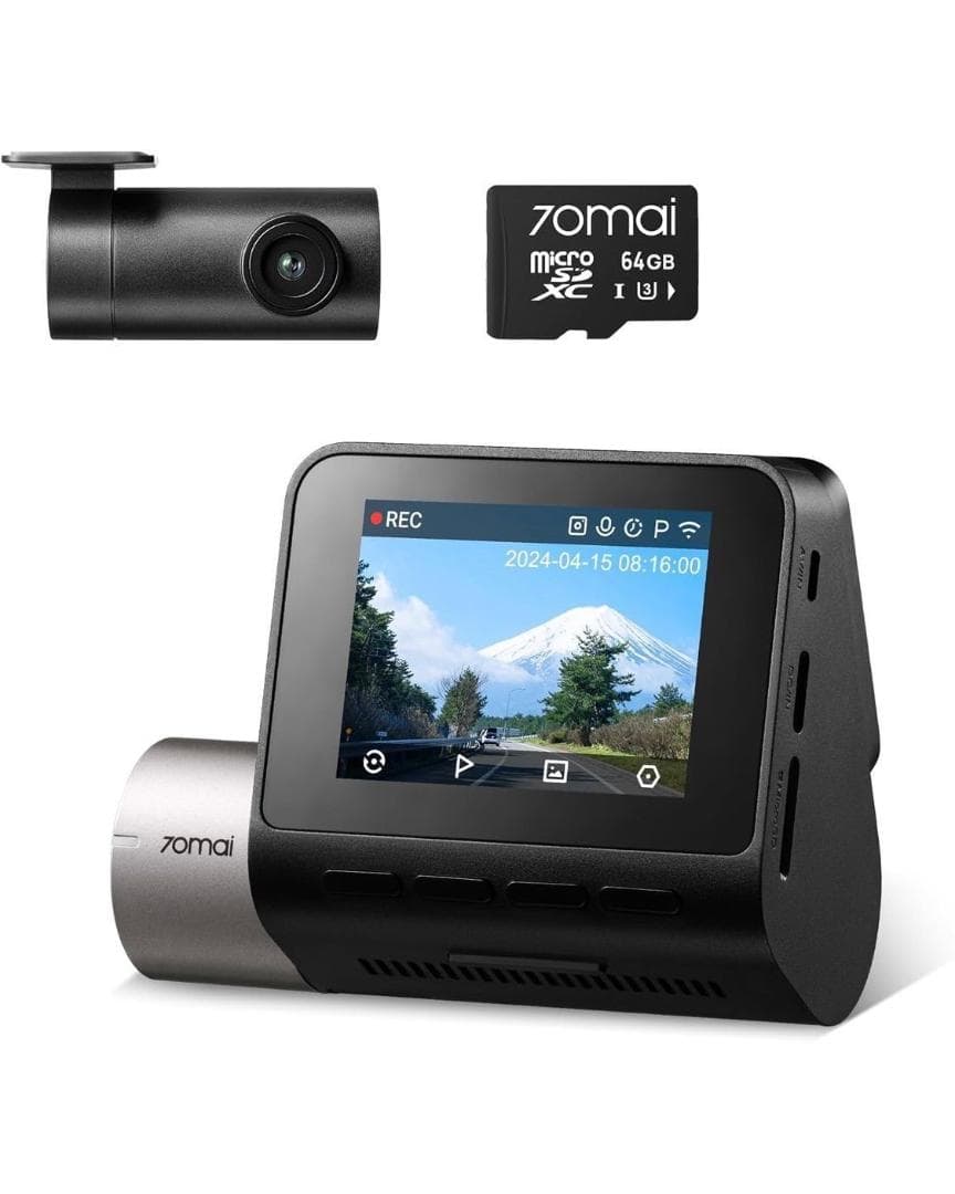 3001_1 新品 70mai Dash Cam A510ドライブレコーダー