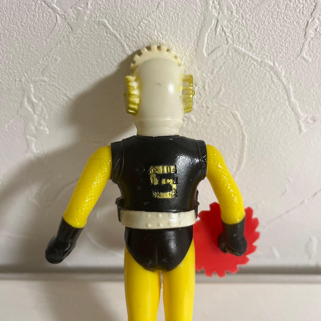 ⚠️激レア・貴重　忍者キャプター　金忍　ミニソフビ　昭和レトロ　当時物