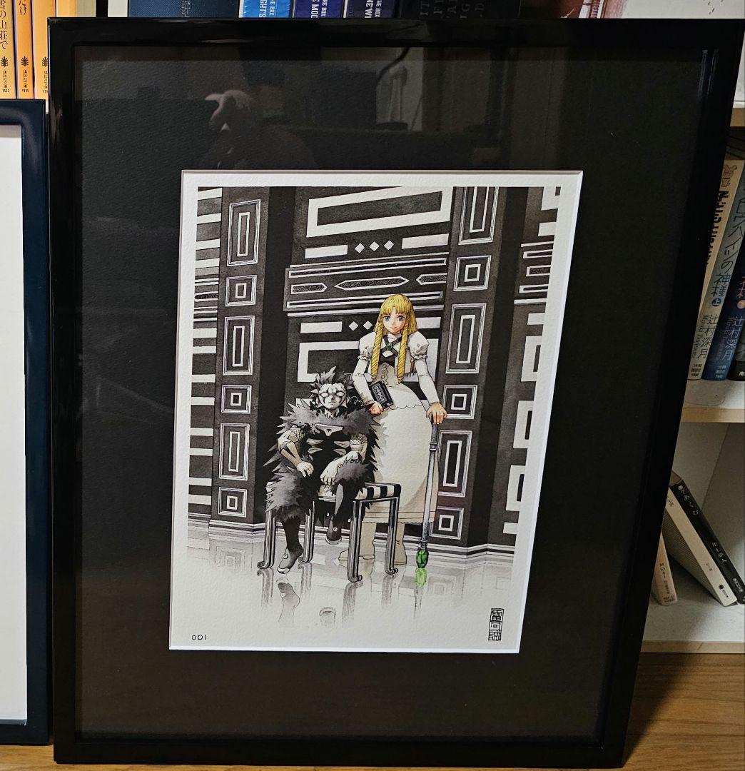 複製原画　直筆サイン入り　金色のガッシュ展