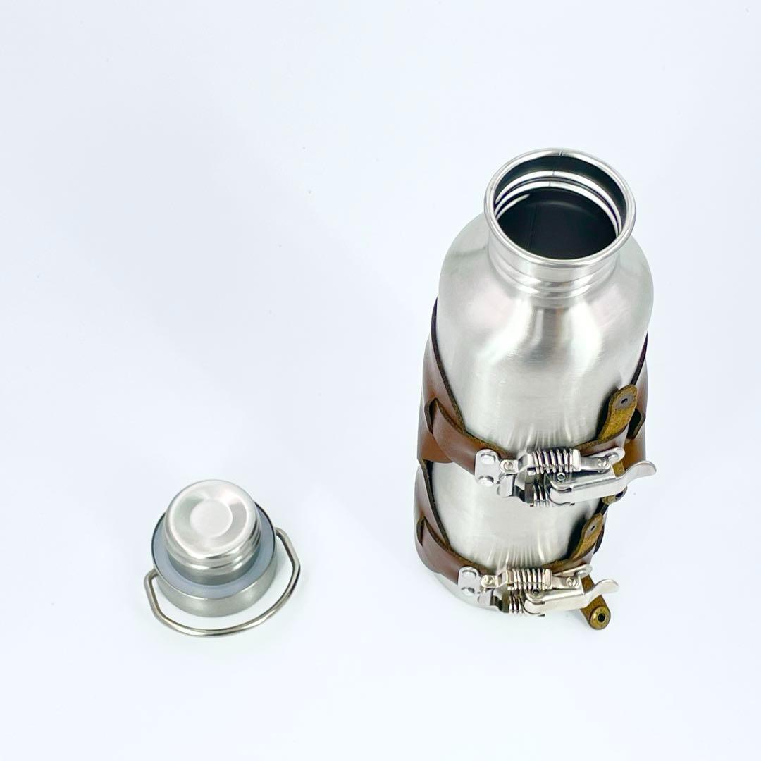 ブラウン☆エマージェンシータンク☆燃料 1L 携行缶 フューエルボトル バイク