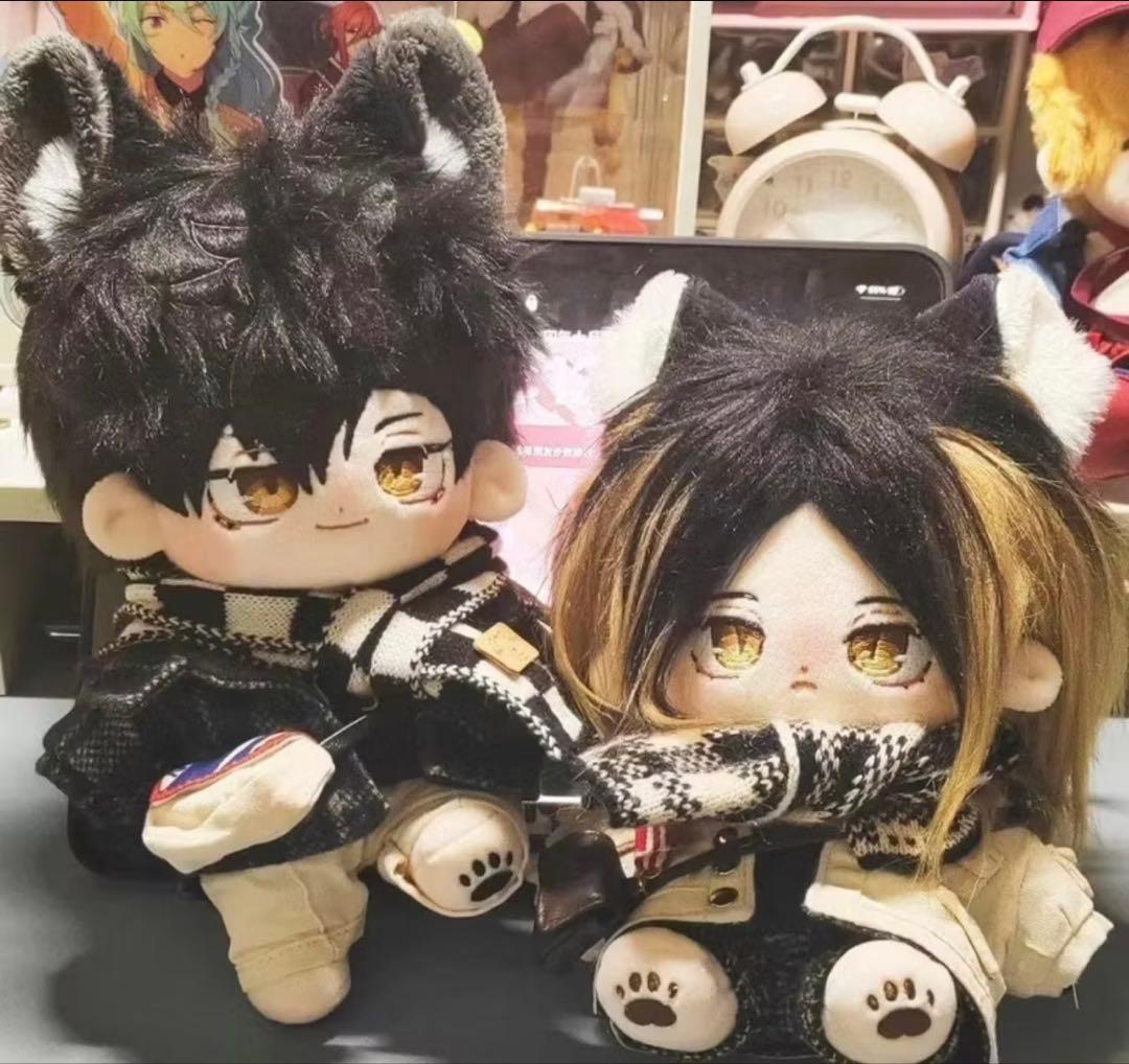 ハイキュー 孤爪研磨 黒尾鉄朗 ぬいぐるみ本体 2体セット 約20cm