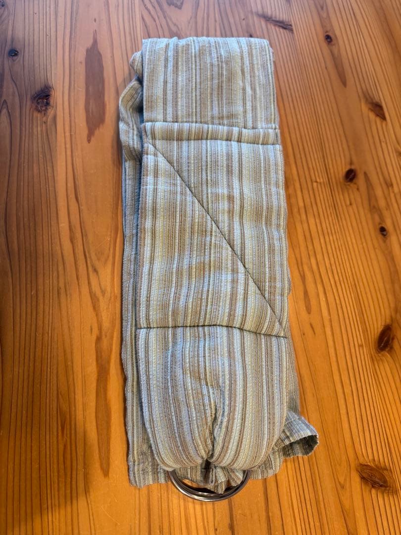 【水通しのみ新品】沖縄子育て良品　ハッピースリング　ライトブルー　取説有