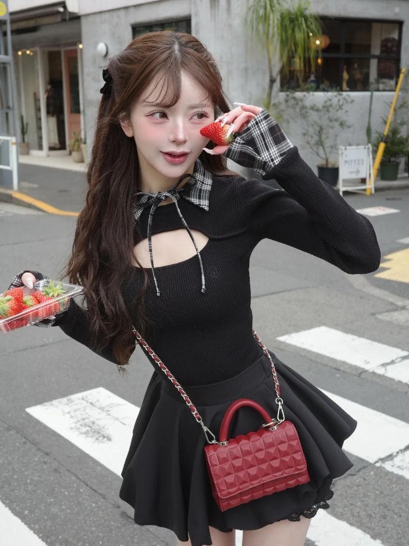 F 完売品 新品 Darich ボリュームバルーンミニスカート ブラック