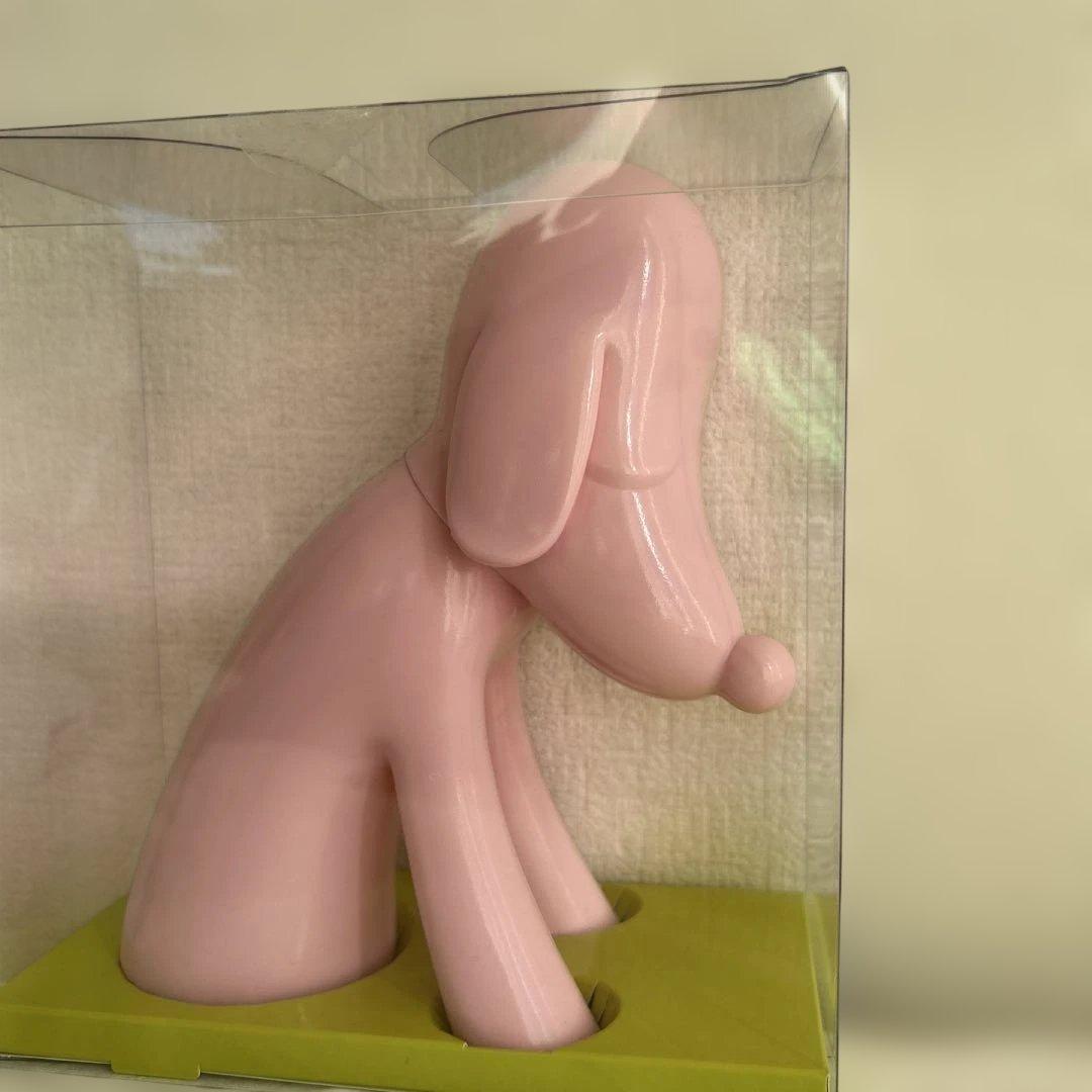 奈良美智　あおもり犬貯金箱　ピンク