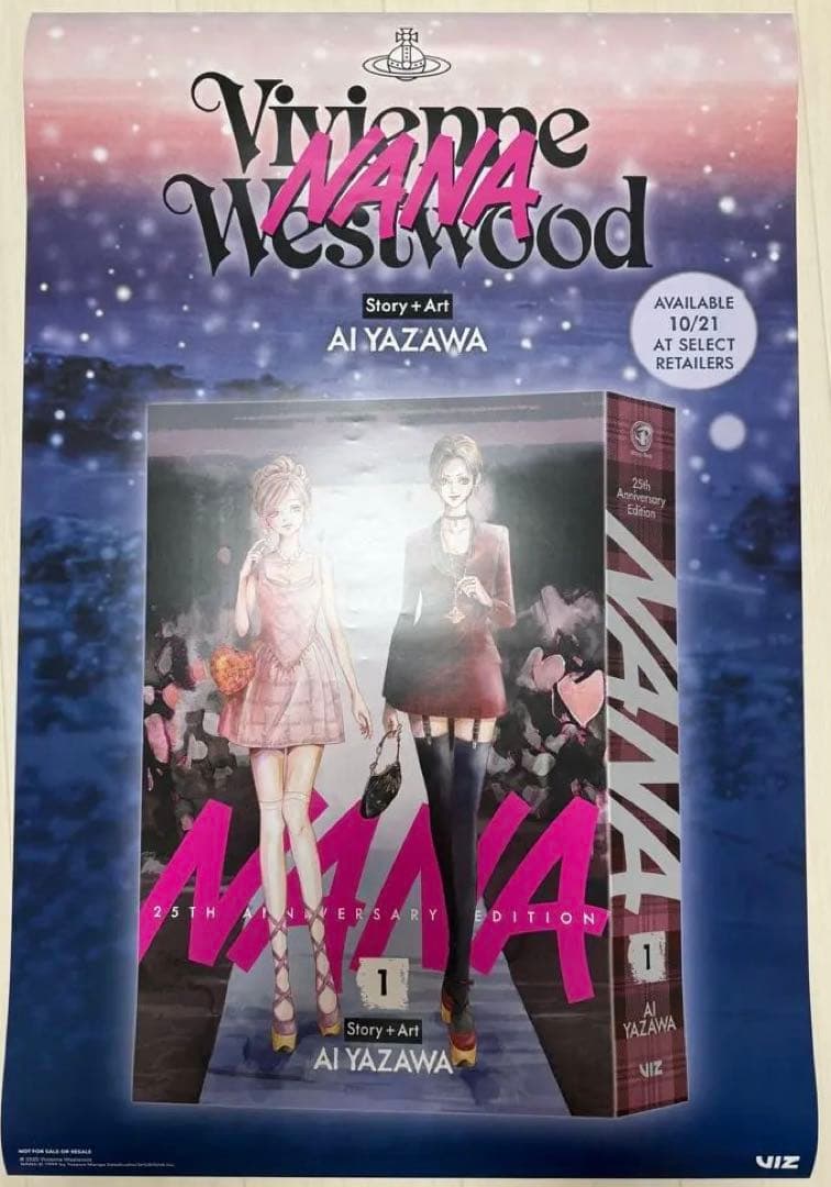 即日発送 新品未開封 ヴィヴィアン NANA 限定品 コミック ポスターセット