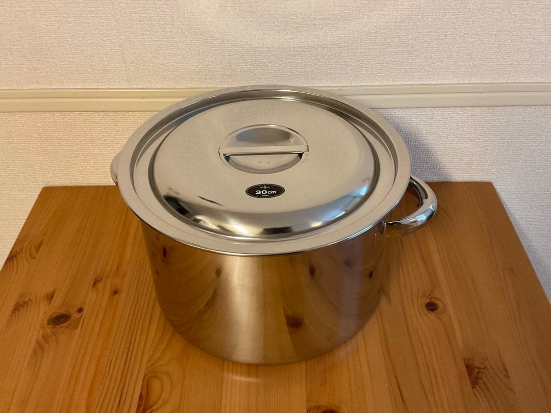 SUS316 ステンレス鍋 30cm 半寸胴鍋