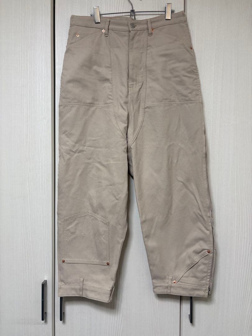 美品 beautiful people ダッククロスパンツ サイズ40