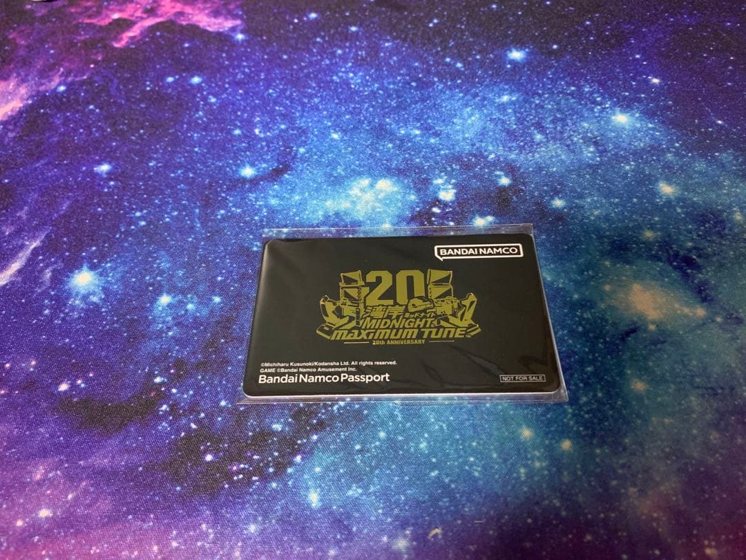 湾岸ミッドナイト 20周年記念バナパス(黒金)