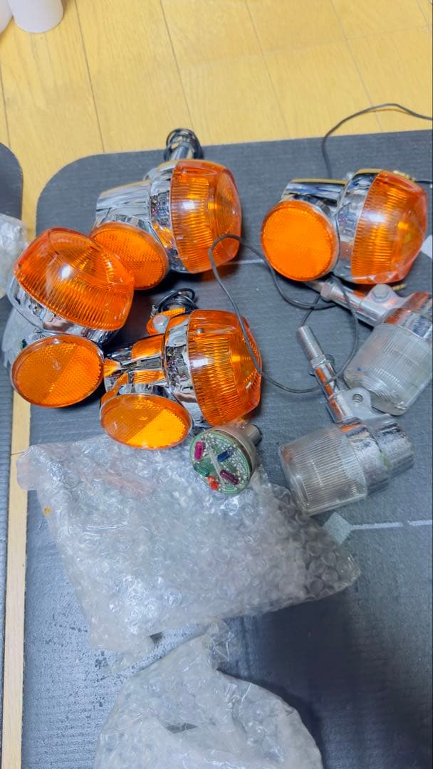 GT380 GT550 クルクルテールランプ　当時物　光ってるのは参考