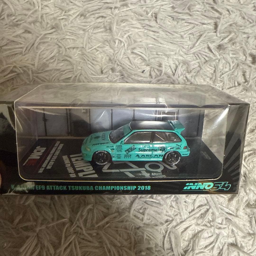 イノモデル　inno64 K-ASLAN HONDA CIVIC EF9