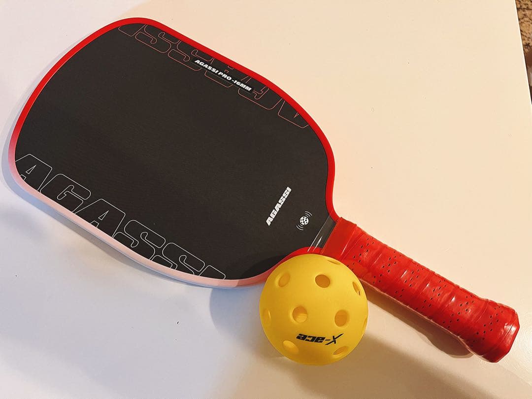ピックルボール　パドル　AGASSI PRO ボールセット　T700