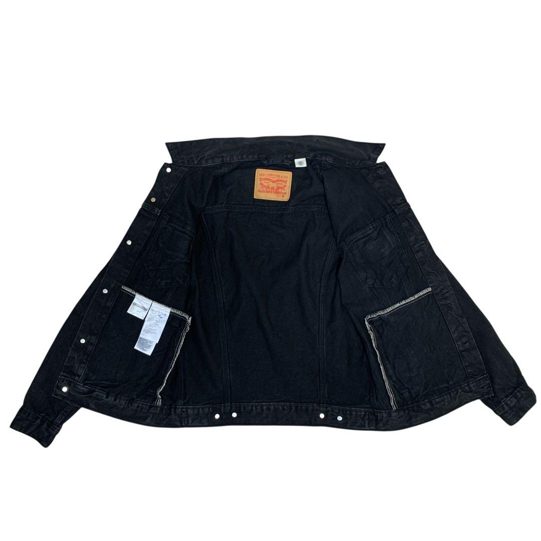 リーバイス 72334-0144 ブラック デニムジャケット 古着 M 黒