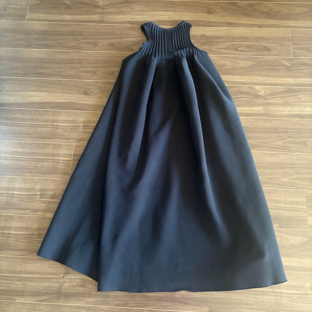 cfcl ニット ワンピース ドレス ノースリーブ バルーン