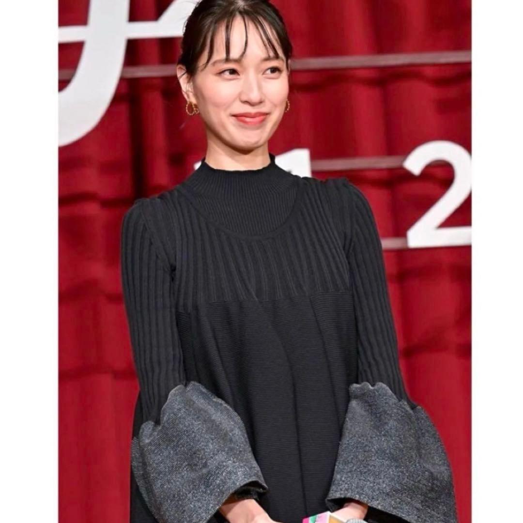 cfcl ニット ワンピース ドレス ノースリーブ バルーン