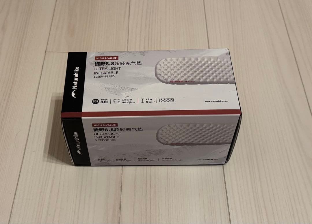 １回使用　Naturehike 超軽量スリーピングマット R8.8 マミー型