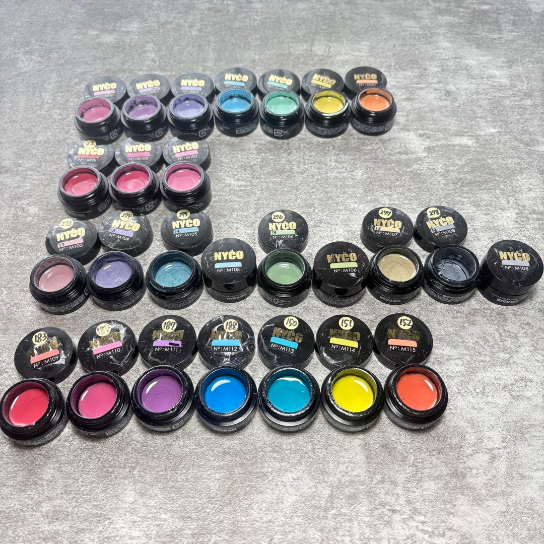 ニコジェル NYCOJEL 26点セット まとめ カラー パステル ダスティ