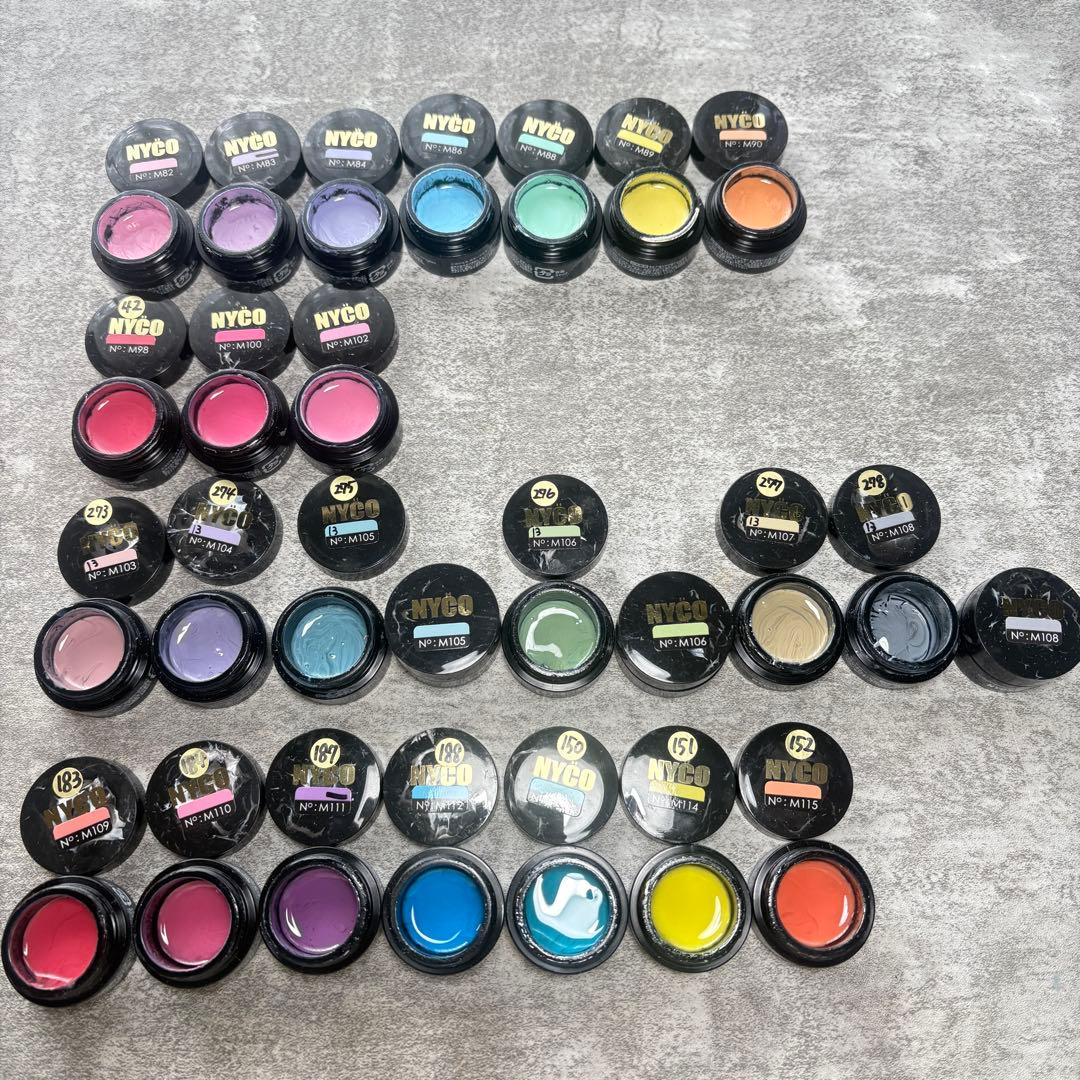 ニコジェル NYCOJEL 26点セット まとめ カラー パステル ダスティ