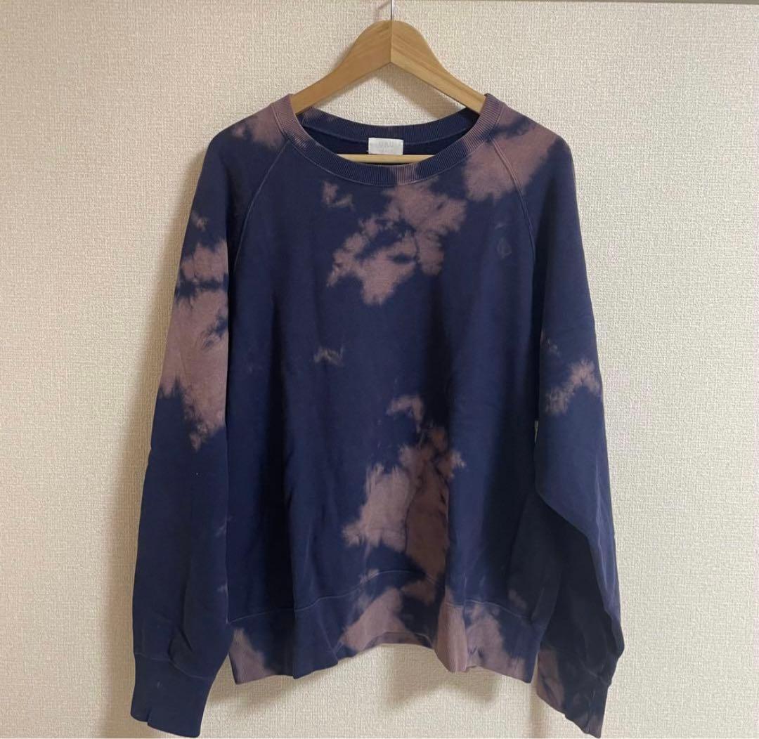 URU ウル 18AW タイダイクルーネックスウェット18FUC06B