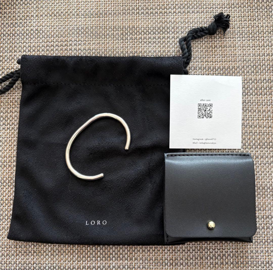 お値下げ！LORO シルバーバングル（line bangle01 ）