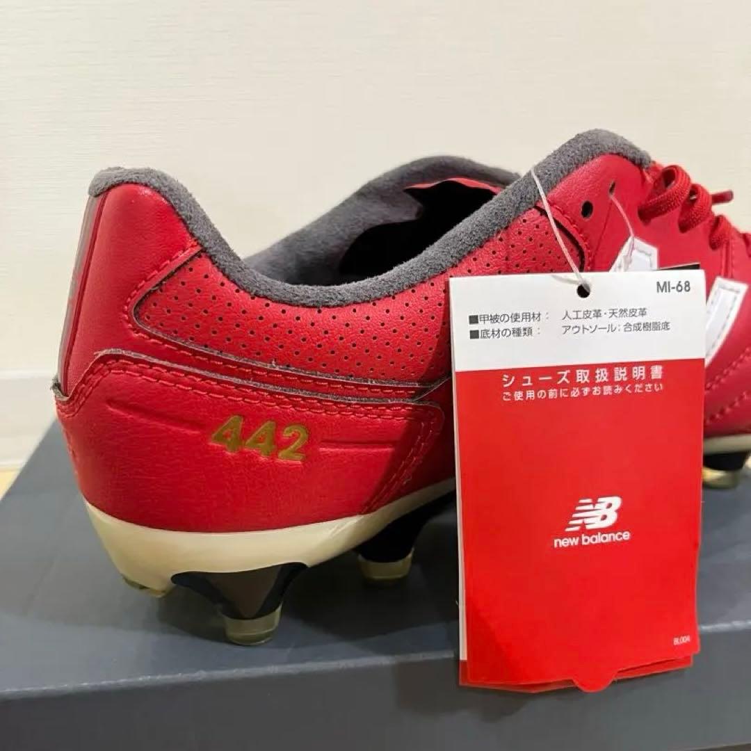 値下！【新品未使】27.0cmニューバランス スパイク442PRO HG レッド
